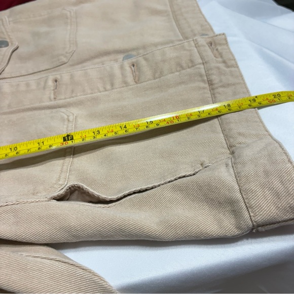 Blank NYC denim jacket in a beige/tan color size S - Picture 9 of 10